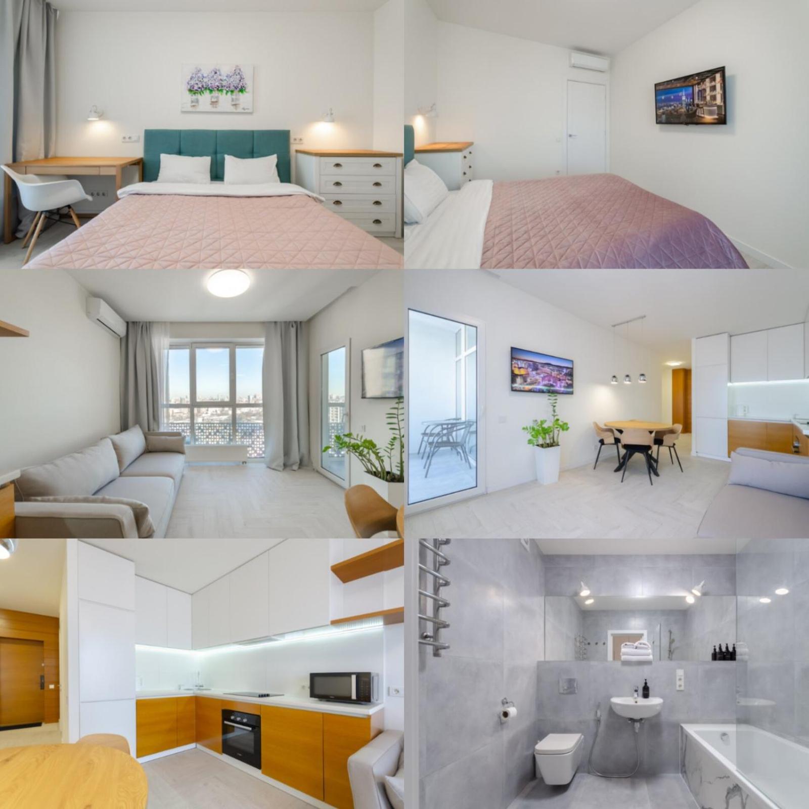 Petrovdom Apartments 7-13 In Rc Manhattan City,Beresteiskyi 11 키예프 외부 사진